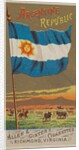 Argentine Republic, from Flags of All Nations, Series 1 for Allen & Ginter Cigarettes…, 1887 by Allen & Ginter