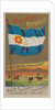 Argentine Republic, from Flags of All Nations, Series 1 for Allen & Ginter Cigarettes…, 1887 by Allen & Ginter