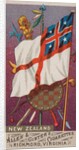 New Zealand, from Flags of All Nations, Series 1 for Allen & Ginter Cigarettes Brands, 1887 by Allen & Ginter