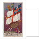 New Zealand, from Flags of All Nations, Series 1 for Allen & Ginter Cigarettes Brands, 1887 by Allen & Ginter