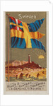 Sweden, from Flags of All Nations, Series 1 for Allen & Ginter Cigarettes Brands, 1887 by Allen & Ginter