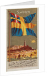 Sweden, from Flags of All Nations, Series 1 for Allen & Ginter Cigarettes Brands, 1887 by Allen & Ginter