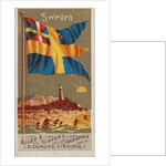 Sweden, from Flags of All Nations, Series 1 for Allen & Ginter Cigarettes Brands, 1887 by Allen & Ginter