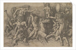 The Battle of the Sea Gods, ca. 1485-88 by Andrea Mantegna