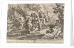 Bacchus as a child given by Mercury to the care of the Nymphs by Andrea Procaccini