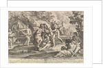 Bacchus as a child given by Mercury to the care of the Nymphs by Andrea Procaccini
