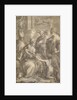 Various Saints Witnessing John the Baptist's Homage to the Infant Christ by Andrea Schiavone
