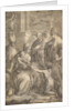 Various Saints Witnessing John the Baptist's Homage to the Infant Christ by Andrea Schiavone