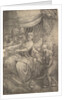 The Holy Family, an angel holding flowers approaching from the right, ca. 1550-53 by Andrea Schiavone