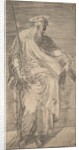 Saint Paul holding a sword and a book, from Christ and the Apostles, 1540-63 by Andrea Schiavone