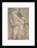 Saint Paul holding a sword and a book, from Christ and the Apostles, 1540-63 by Andrea Schiavone
