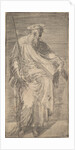 Saint Paul holding a sword and a book, from Christ and the Apostles, 1540-63 by Andrea Schiavone