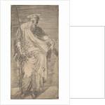 Saint Paul holding a sword and a book, from Christ and the Apostles, 1540-63 by Andrea Schiavone