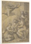 The mystic marriage of Saint Catherine, ca. 1550 by Andrea Schiavone