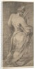 Saint James Major holding a staff and a book facing right, from 'Christ and the Apo…, ca. 1548-50 by Andrea Schiavone
