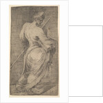 Saint James Major holding a staff and a book facing right, from 'Christ and the Apo…, ca. 1548-50 by Andrea Schiavone