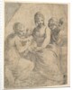 The Virgin and Child accompanied by saints, ca. 1540-50 by Andrea Schiavone