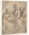 The Virgin and Child accompanied by saints, ca. 1540-50 by Andrea Schiavone