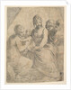 The Virgin and Child accompanied by saints, ca. 1540-50 by Andrea Schiavone