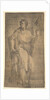 A saint, possibly Matthew, holding a staff and a book, ca. 1540-50 by Andrea Schiavone