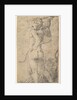 Cupid viewed from behind with an arrow in his raised right hand, ca. 1543-45 by Andrea Schiavone