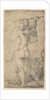 Cupid viewed from behind with an arrow in his raised right hand, ca. 1543-45 by Andrea Schiavone
