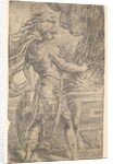 Mutius Scaevola placing his hand in the flame by Andrea Schiavone