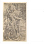 Mutius Scaevola placing his hand in the flame by Andrea Schiavone