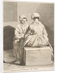 Pea Shellers, 1737 by Caylus