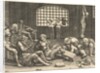 The Prison; a group of men in a dungeon bound in chains and shackles; to the right a figur… by Unknown