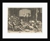 The Prison; a group of men in a dungeon bound in chains and shackles; to the right a figur… by Unknown