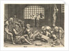 The Prison; a group of men in a dungeon bound in chains and shackles; to the right a figur… by Unknown