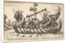 Plate 7: Peleo et Talamone Argonauti condotti da Tetide, from The magnificent pageant on t…, 1664 by Unknown