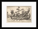Plate 7: Peleo et Talamone Argonauti condotti da Tetide, from The magnificent pageant on t…, 1664 by Unknown