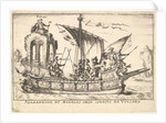 Plate 10: Agamemnon and Menelaus seated in a boat accompanied by other figures including V…, 1664 by Unknown