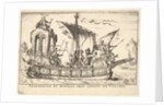 Plate 10: Agamemnon and Menelaus seated in a boat accompanied by other figures including V…, 1664 by Unknown
