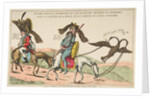 Rentrée joyeuse et triomphale des Don-Quichottes Prussiens en Allemagne, après la conq…, ca. 1792 by Unknown