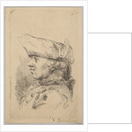 Head of a man in profile wearing a tricorne, 18th century by Unknown