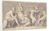 Scene of Sacrifice with Warrior Killing Ram and Four Other Figures, published ca. 1599-1622 by Unknown