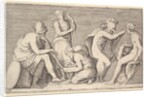 Scene of Sacrifice with Warrior Killing Ram and Four Other Figures, published ca. 1599-1622 by Unknown
