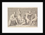 Scene of Sacrifice with Warrior Killing Ram and Four Other Figures, published ca. 1599-1622 by Unknown