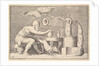 A Faun or Satyr Preparing a Pig for Sacrifice, published ca. 1599-1622 by Unknown