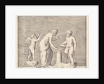 A Woman and Man Sacrificing in the Presence of Cupid, published ca. 1599-1622 by Unknown