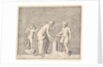 A Woman and Man Sacrificing in the Presence of Cupid, published ca. 1599-1622 by Unknown