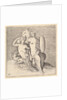 Woman with Shield Seated on Seamonster, published ca. 1599-1622 by Unknown