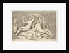 Man Playing Two Flutes and Woman on Lionskin, published ca. 1599-1622 by Unknown