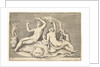 Man Playing Two Flutes and Woman on Lionskin, published ca. 1599-1622 by Unknown