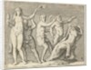 Two Figures, a Faun, and a Satyr approach a Recliniing Woman, published ca. 1599-1622 by Unknown