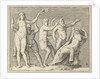 Two Figures, a Faun, and a Satyr approach a Recliniing Woman, published ca. 1599-1622 by Unknown