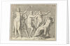 Two Figures, a Faun, and a Satyr approach a Recliniing Woman, published ca. 1599-1622 by Unknown